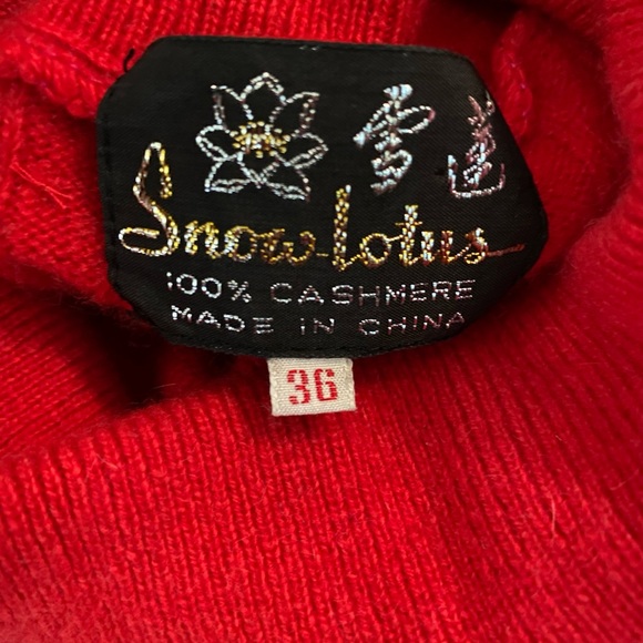 100% Cashmere Mock Neck MIDI Dress - Picture 13 of 13